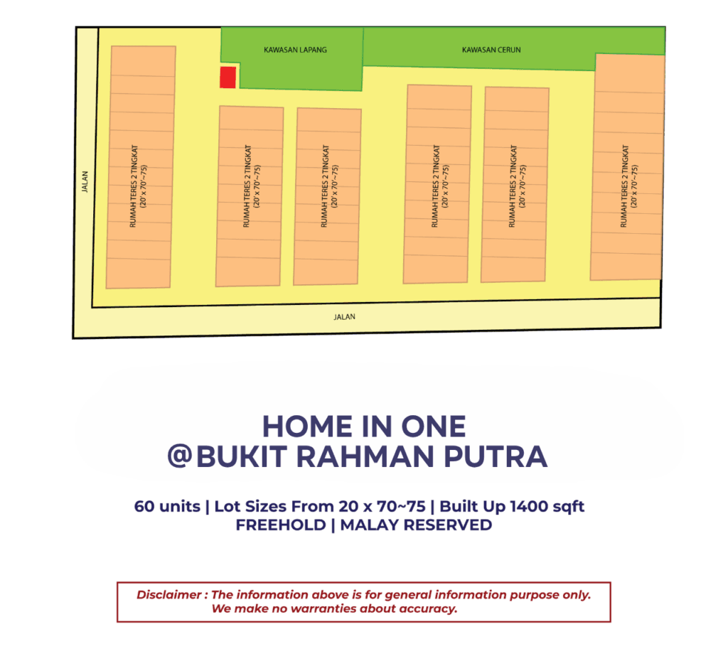 HOME IN ONE @ BUKIT RAHMAN PUTRA